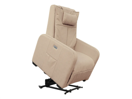 Массажное кресло реклайнер с подъемом FUJIMO LIFT CHAIR F3005 FLFL Ваниль (Sakura 4)